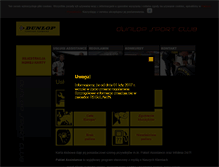 Tablet Screenshot of dunlopclub.pl